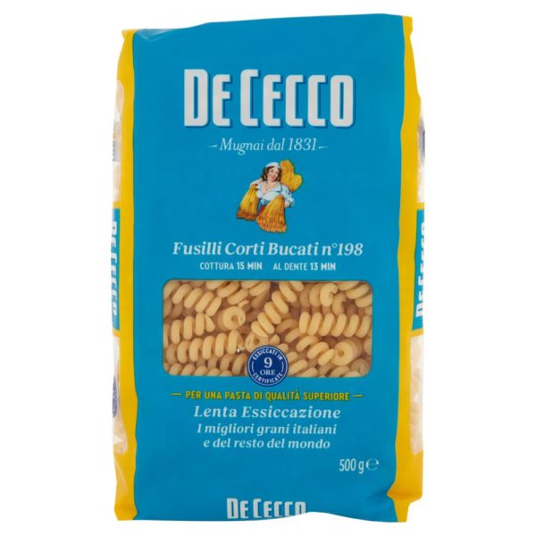 De Cecco Fusilli Corti Bucati n° 198 - 500g