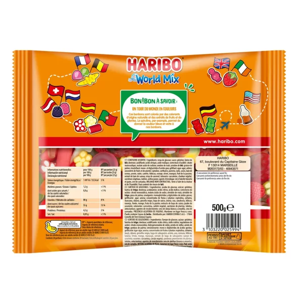 Haribo World Mix - 500g – Image 2