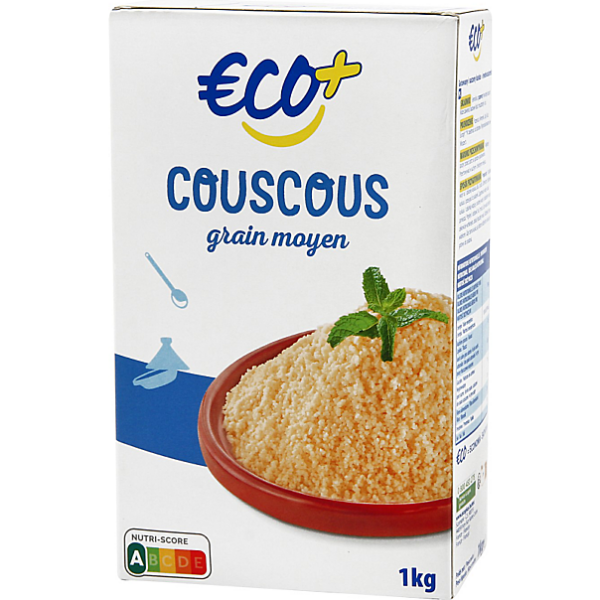 Couscous grain moyen Eco+ - 1kg